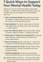 7 Quick Ways to Support Your Mental Health Today